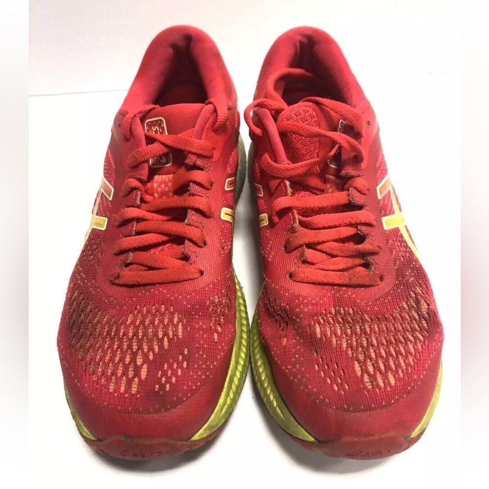 Asics Women’s Gel Kayano 26, Red/Yellow Sneakers, Size 7 M. - Picture 3 of 6